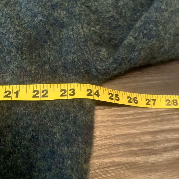 ANTARTEX Men’s Wool V-Neck Sweater Green/Grey Vintage Classic Size XL - Picture 8 of 13